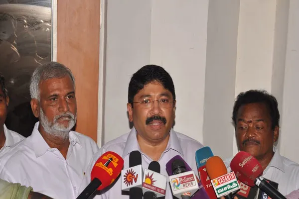 dhayanithi maran press meet